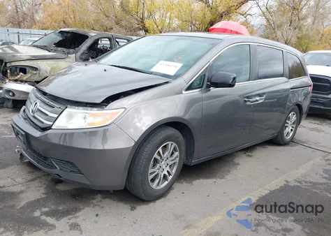 2012 Honda Odyssey Ex-L from USA, damaged, VIN 5FNRL5H62CB094067